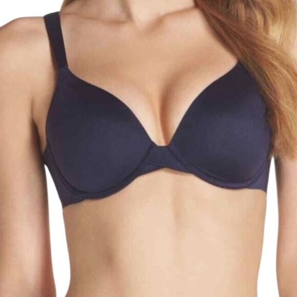 SPANX Pillow Cup Full Coverage Bra Navy 34DD - Picture 1 of 5